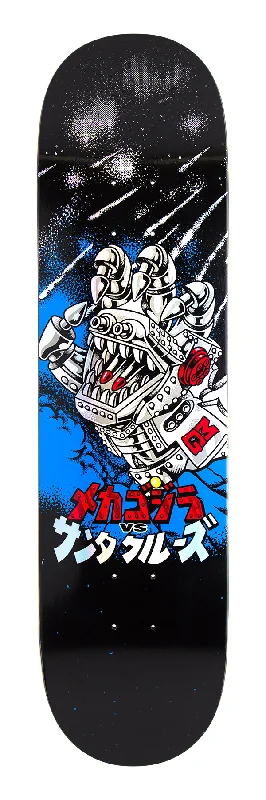 Lightweight Skateboard Deck For Easy Maneuvering-Godzilla x Santa Cruz - Mecha Hand 8" Deck