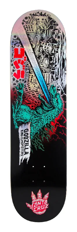 Maple Wood Skateboard Deck For Durability-Godzilla x Santa Cruz - O'Brien Reaper 8.25" Deck