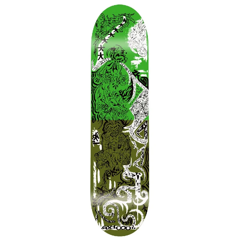 Skateboard Deck For Advanced Skaters-GX1000 Breakthrough Green Zack Krull Deck - 8.38