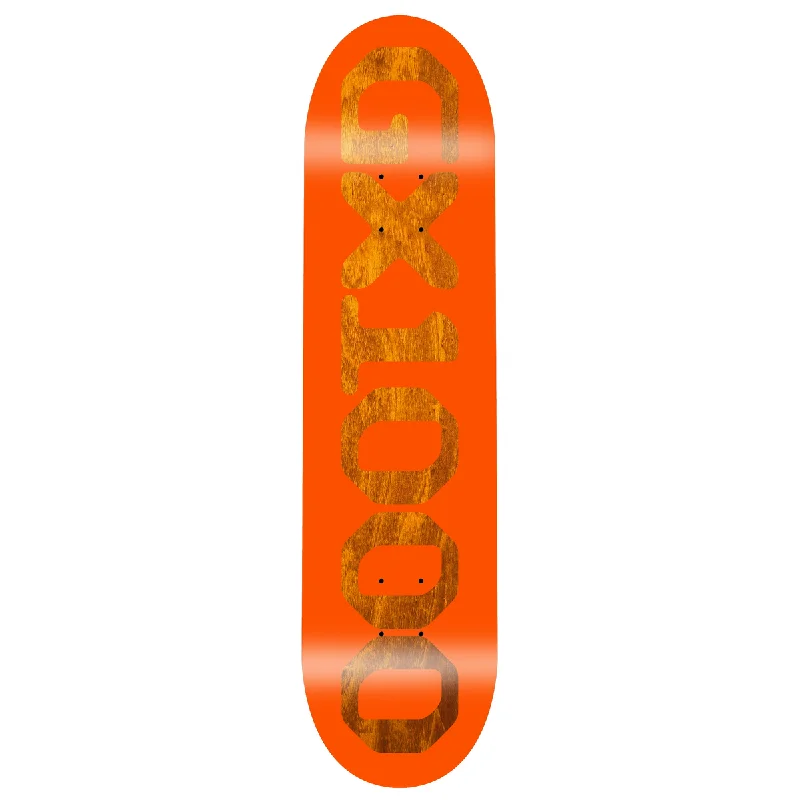 Skateboard Deck For Smooth Landings-GX1000 OG Logo Orange Dipped Deck (8.625)