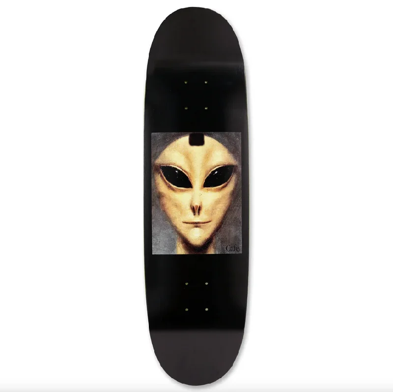 Skateboard Deck For Long Lasting Durability-Harry Ogilvie Entity Deck - Rugby Shape (Black) 9.125"