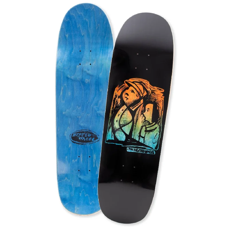 Skateboard Deck For Smooth Landings-Heated Wheel Frontier 2 Color Deck 9.25"