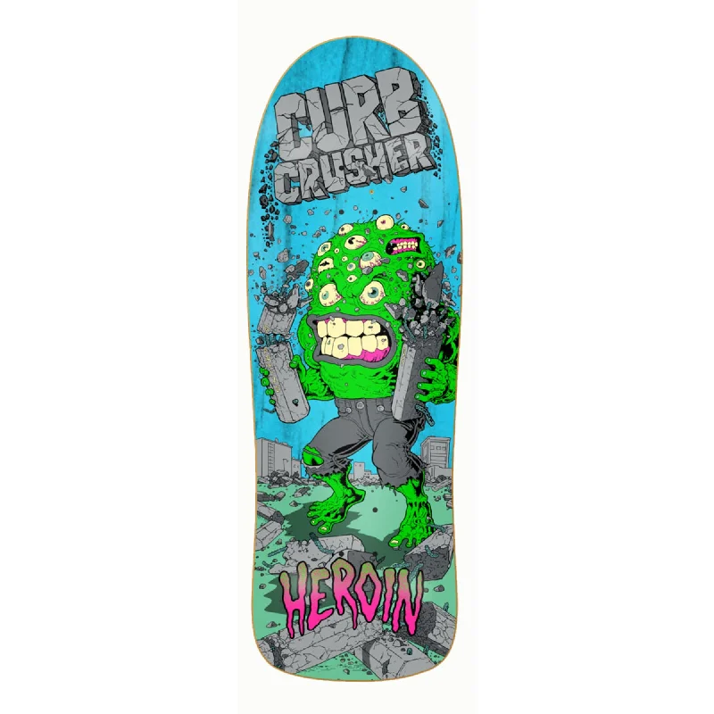 Skateboard Deck For High Performance Tricks-Heroin Curb Crusher XL Barf (10.25 x 32)