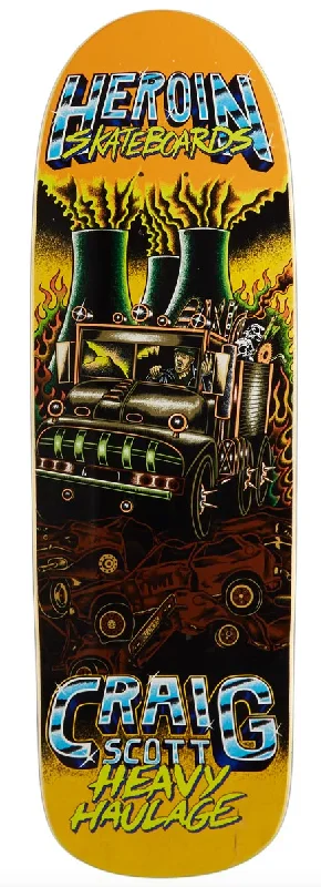 Long Skateboard Deck For Comfort-Heroin Heavy Haulage 9.5 Skateboard Deck