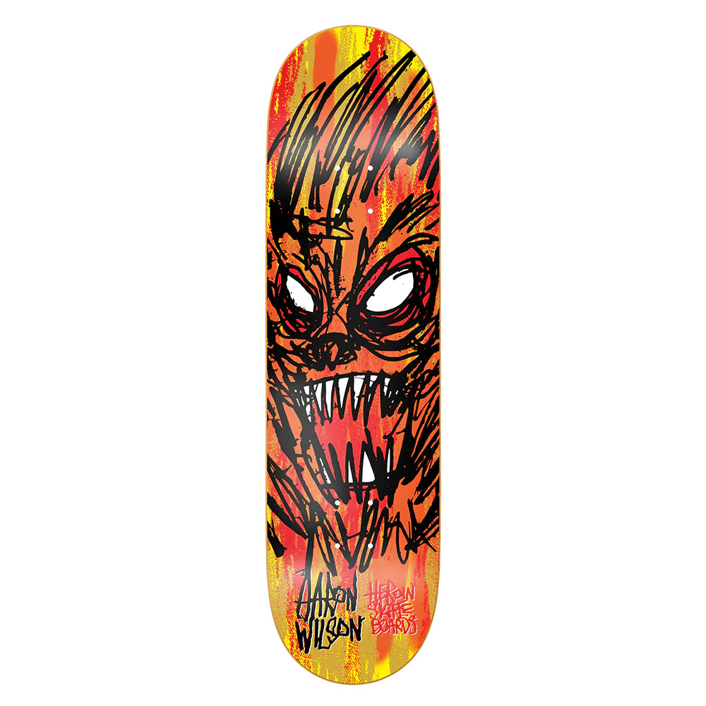 Soft Skateboard Deck For Smooth Tricks-Heroin Skateboards Aaron Wilson Savages Skateboard Deck - 8.5