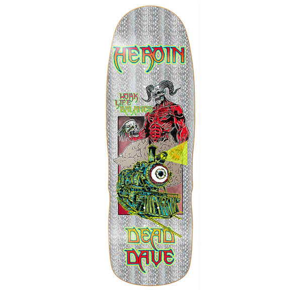 Skateboard Deck For Technical Riders-Heroin Skateboards - Dead Dave Hellscape 10.1" Deck