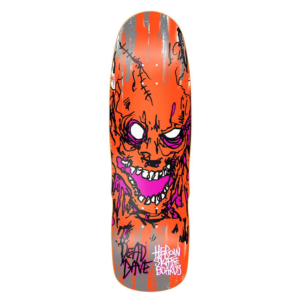 Deck For Beginner Skateboarder-Heroin Skateboards Dead Dave Savages Skateboard Deck - 10.1