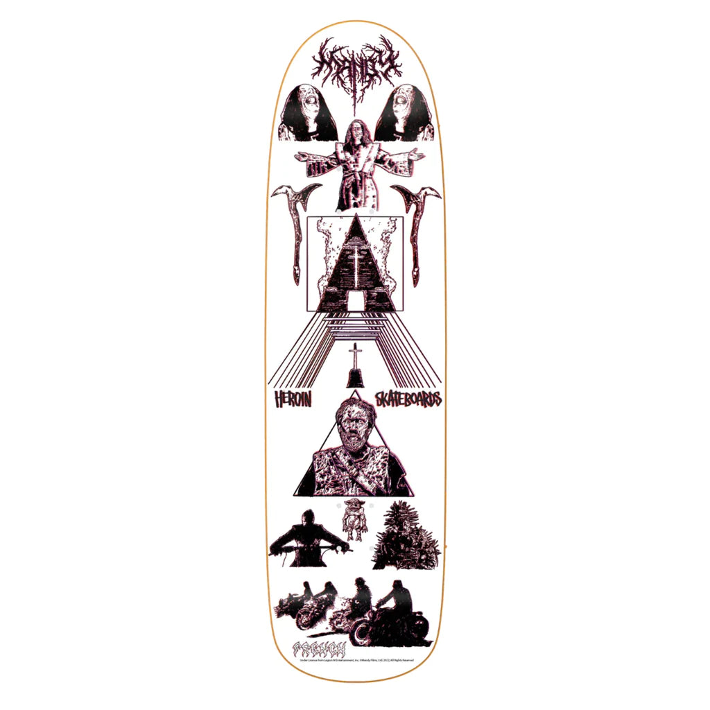 Sturdy Deck For Skateboard Ramp-Heroin Skateboards Mandy x French Skateboard Deck - 8.88