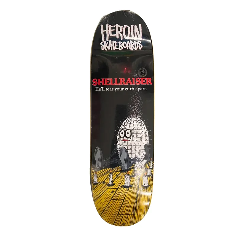 Skateboard Deck With Great Flex-Heroin Skateboards Shellraiser Skateboard Deck - 9.4