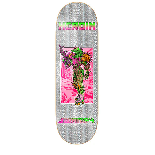 Skateboard Deck With High Flexibility-Heroin Skateboards - Swampy Hellscape 10.0" Deck