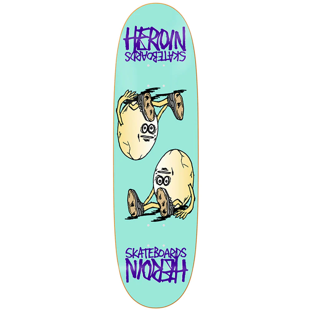 Professional Level Skateboard Deck For Sale-Heroin Skateboards Symmetrical Egg Skateboard Deck - 8.75