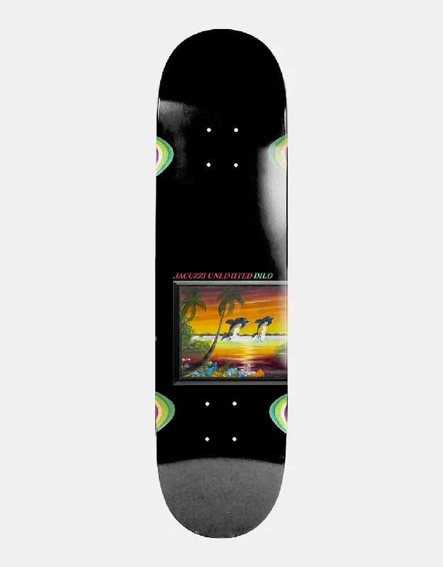 Skateboard Deck With Vibrant Colors-Jacuzzi Unlimited Dilo Flipper EX7 Skateboard Deck - 8.5"