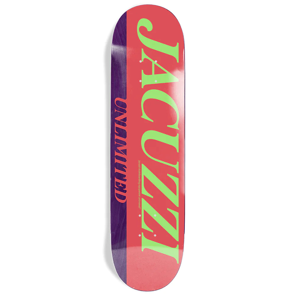 Skateboard Deck With Special Grip Design-Jacuzzi Unlimited Flavour Skateboard Deck -  8.25