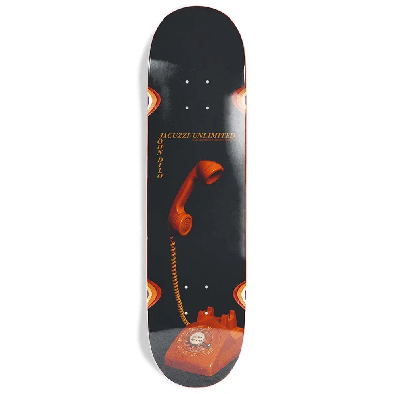 Old School Skateboard Deck With Classic Design-Jacuzzi Unlimited John Dilo On Hold Skateboard Deck -  8.5