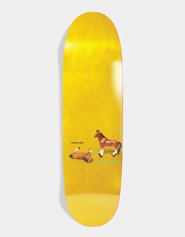 Skateboard Deck For Quick Acceleration-Jacuzzi Unlimited Pilz Horse Play EX7 Skateboard Deck - 9.125"