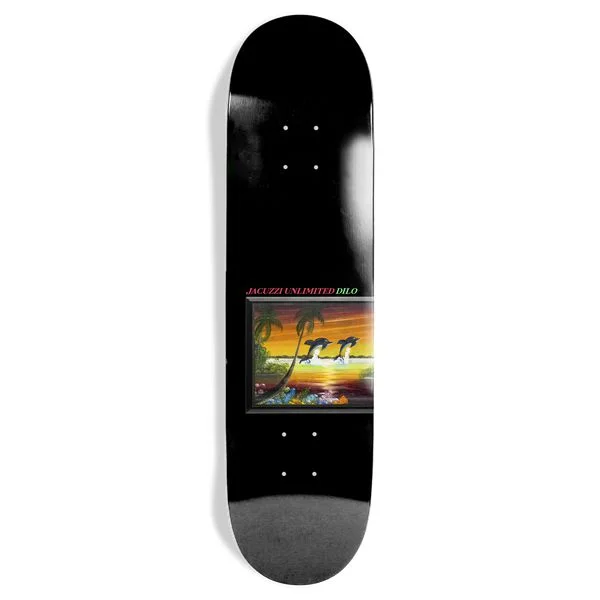 Cheap Skateboard Decks Online-Jacuzzi Unlimited Skateboards John Dilo Flipper Deck 8.25"