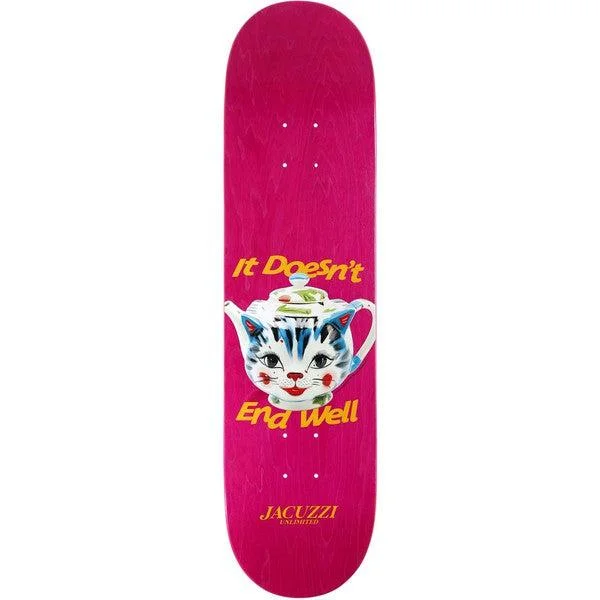 Skateboard Deck For Aggressive Skaters-Jacuzzi Unlimited Skateboards Tea Pot Deck 8.5"