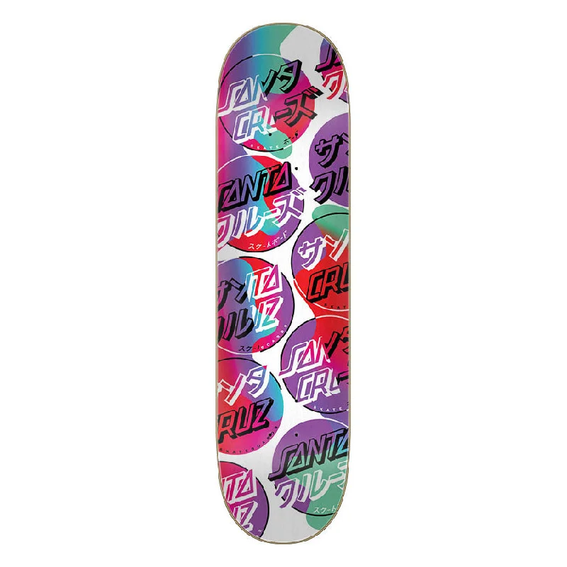 Ultra Durable Skateboard Deck For Skaters-Japanese Morph Dot VX Everslick Skateboard Deck 8.0in x 31.6in Santa Cruz