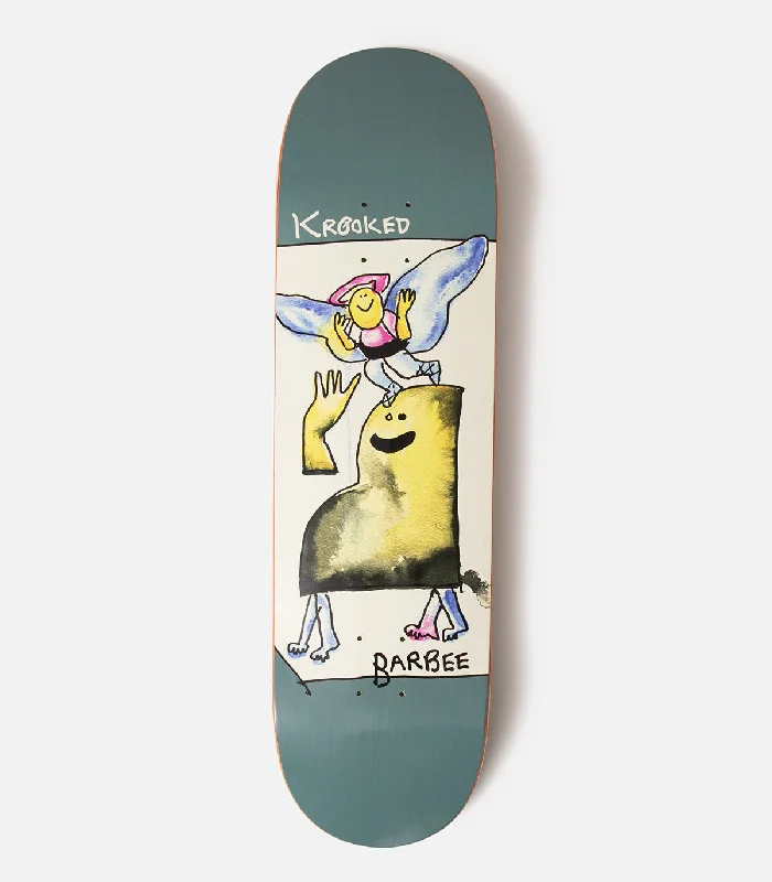 Skateboard Deck For Lightweight Skaters-Krooked Ray Barbee Watercolor Deck