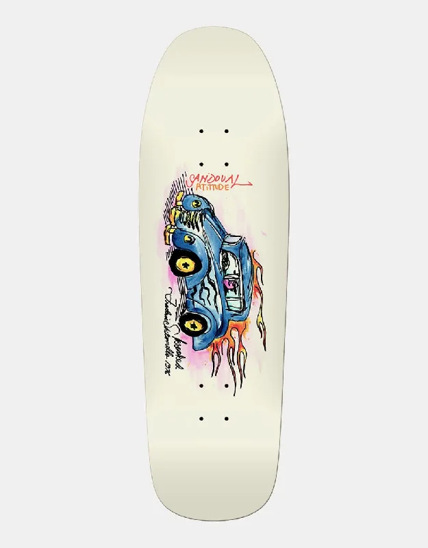 Skateboard Deck For Heavy Riders-Krooked Sandoval Atittude Skateboard Deck - 9.81"