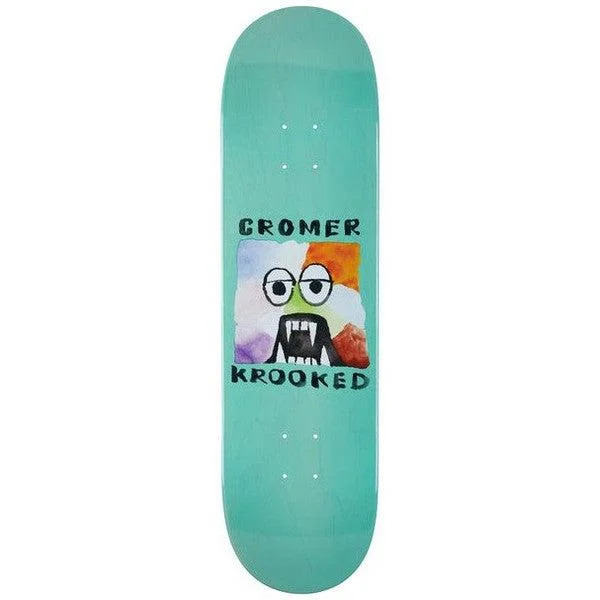 Pro-Level Skateboard Deck For Performance-Krooked Skateboards Brad Cromer Fangs Deck 8.5"