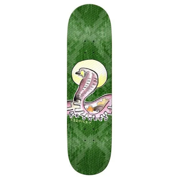 Best Deck For Skateboard Control-Krooked Skateboards Eddie Cernicky Snake Deck 8.62"