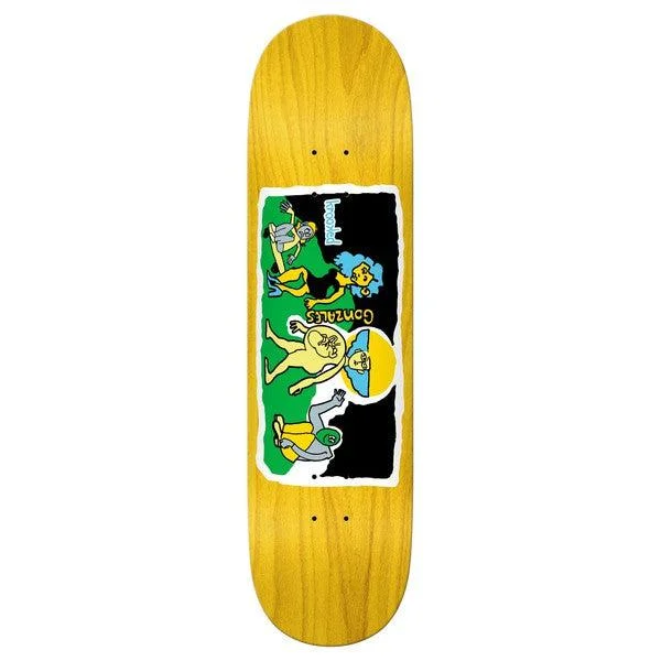 Skateboard Deck With Strong Ply Layers-Krooked Skateboards Mark Gonzales Gonz Stroll Deck 8.5"