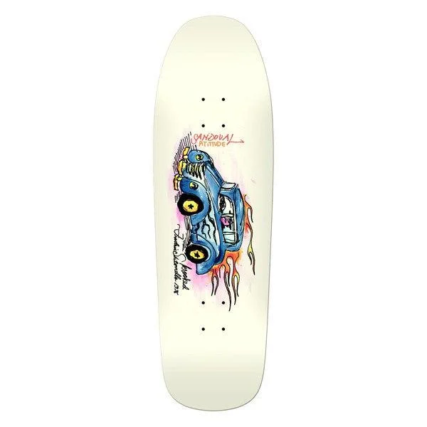 Skateboard Deck For Long Lasting Durability-Krooked Skateboards Ronnie Sandoval Attitude Deck 9.81"