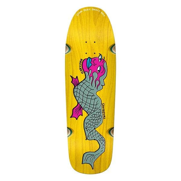 Skateboard Deck For Hard Riders-Krooked Skateboards Ronnie Sandoval Slow Feet Deck 9.81"