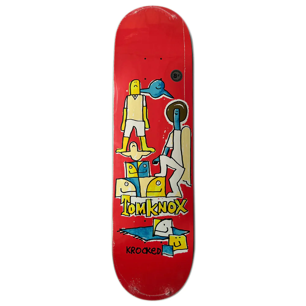 Skateboard Deck For Long Jumps-Krooked Tom Knox Pro Skateboard Deck - 8.5