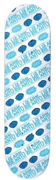 Skateboard Deck With Bold Graphics-Lizzie Armanto Blue Razz Pro Deck 8.25 X 32