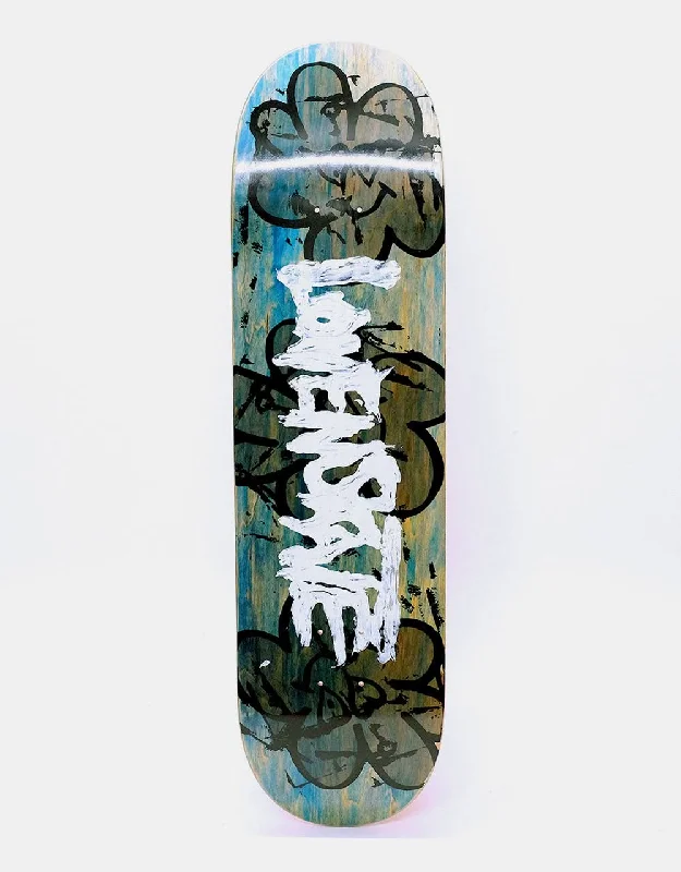 Multi-Layered Skateboard Deck For Extra Strength-Lovenskate 'Flower Logo' Skateboard Deck - 8.5"