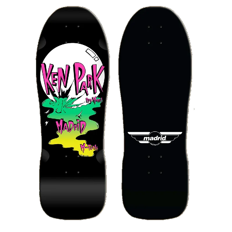 Soft Flex Skateboard Deck For Smooth Ride-Madrid Retro Ken Park Skateboard Deck