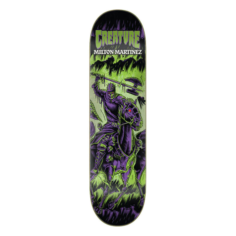 Ultra Durable Skateboard Deck For Skaters-Martinez Horseman VX Deck Skateboard Deck 8.25in x 32.04in Creature