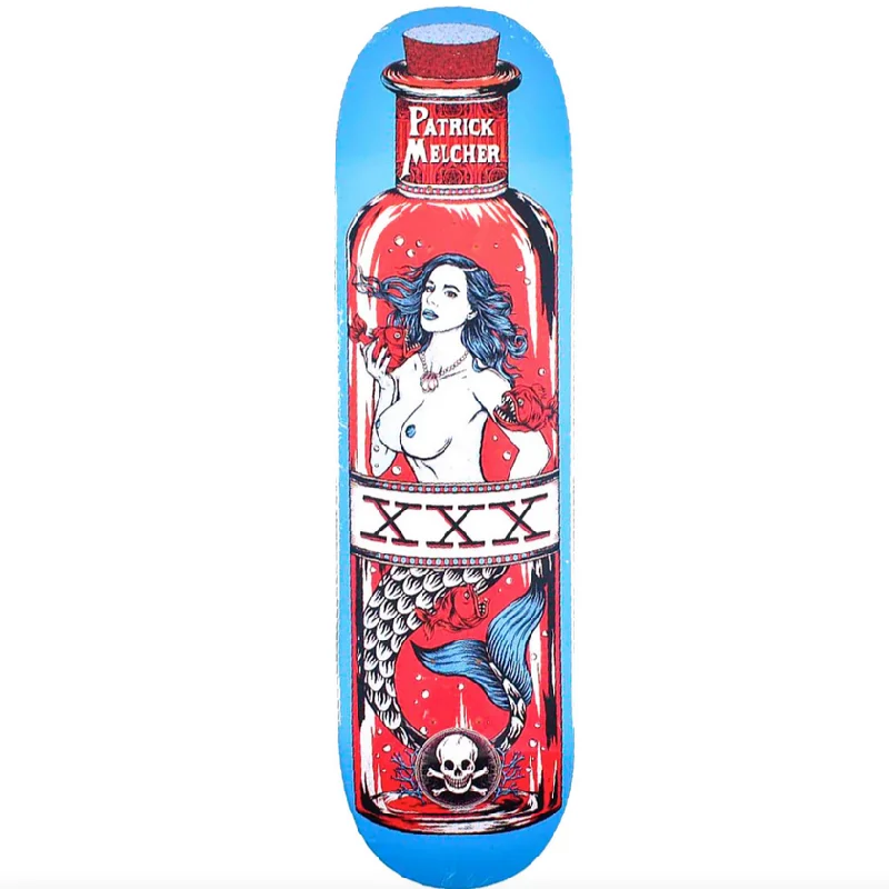 High Performance Skateboard Deck For Advanced Skaters-Mermaid Patrick Melcher Deck - 8.5