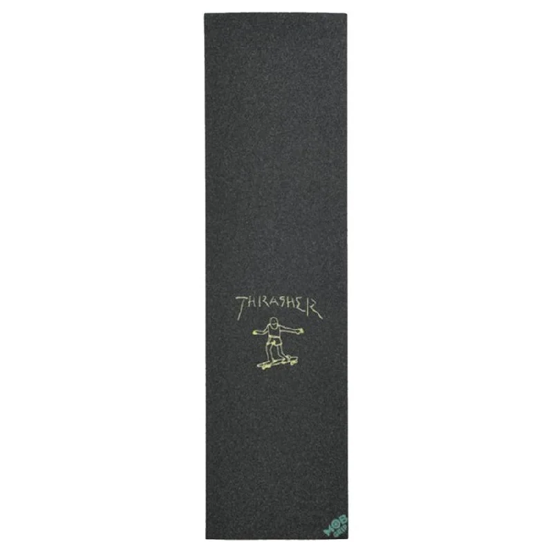 Skateboard Grip Tape For Effortless Control-MOB Thrasher Gonz Griptape Black