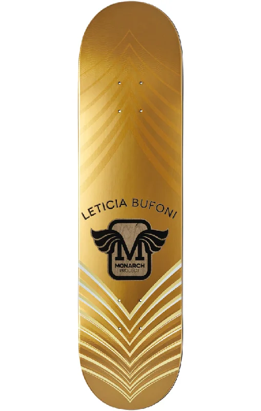 Best Skateboard Deck For Smooth Riding-Monarch Project Leticia Bufoni Horus Metallic R7 8.0" Skateboard Deck