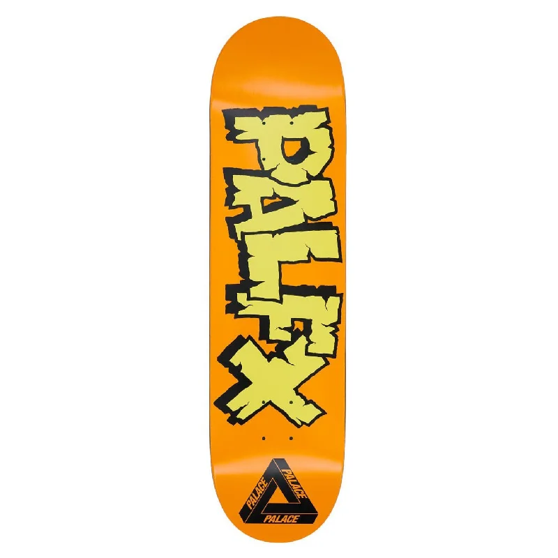 Skateboard Deck With Strong Wood Construction-Nein FX Deck (Orange) 8.1