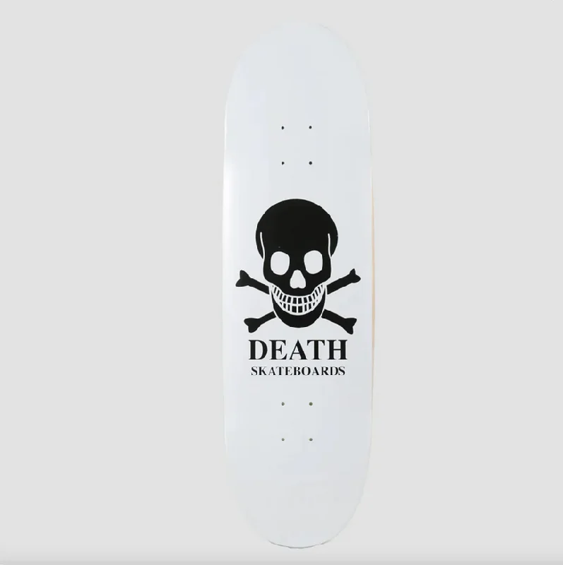 Skateboard Deck For All Types Of Riders-OG Skull 90s Lozenge Deck (White) 9.1"