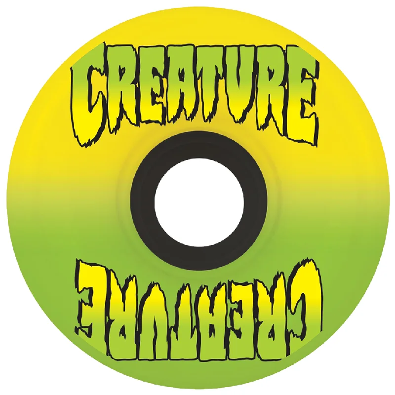 Skateboard Wheels With Better Performance-OJ CREATURE BONEHEAD 78A WHEELS ORANGE/GREEN - 60MM