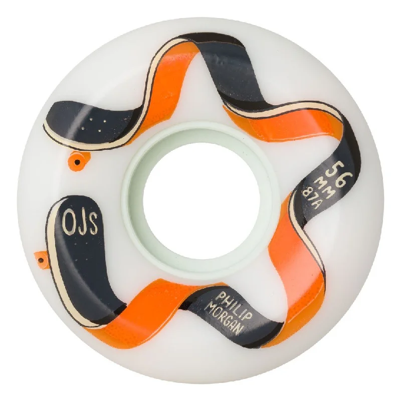 Skateboard Deck For Skill Development-OJ Star Keyframe White 87A Wheels