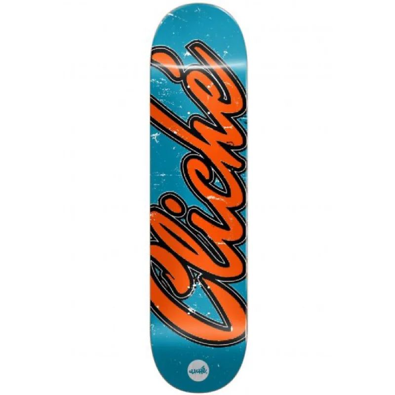 Skateboard Deck For Precision Control-Old Logo RHM Deck 8.25 (Blue/Orange)