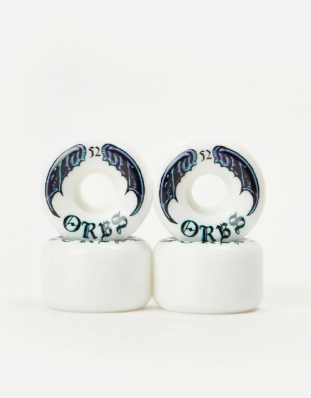 Skateboard Wheels With Strong Build-Orbs Specters Whites Conical 99a Skateboard Wheel - 52mm