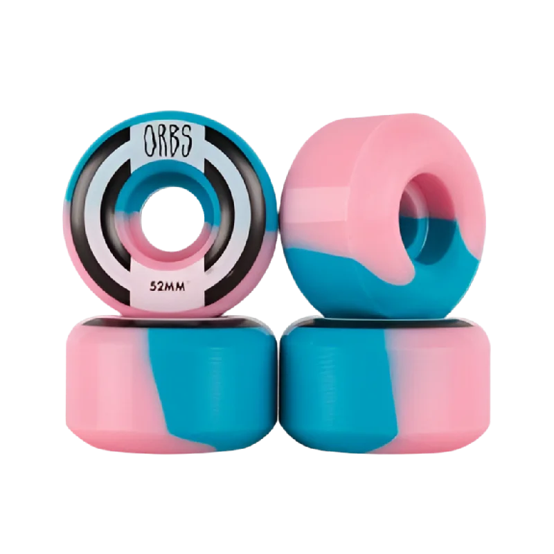 Skateboard Wheels For Higher Durability-ORBS WHEELS - APPARITIONS - 52MM - SPLITS PINK/BLUE