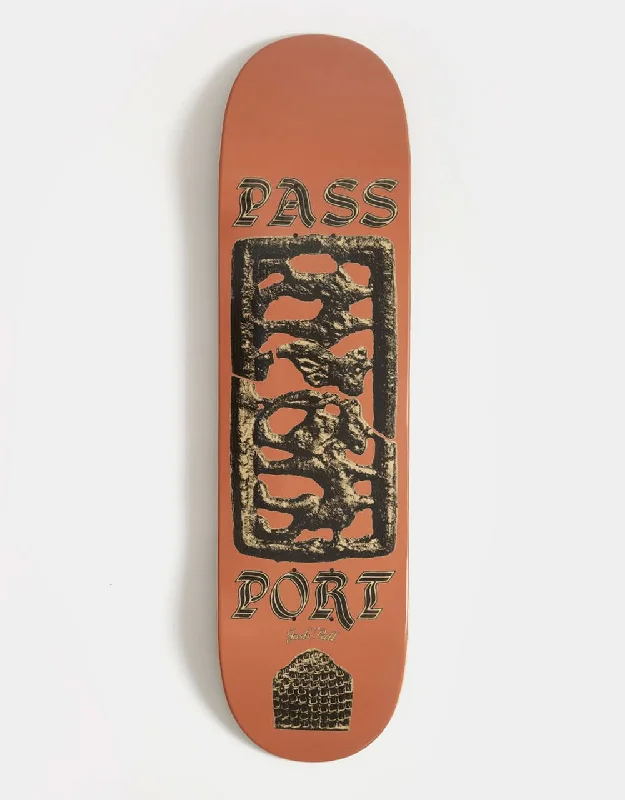 Skateboard Deck With Perfect Shape And Design-Pass Port Josh Bronzed Age Series Skateboard Deck - 8.38"