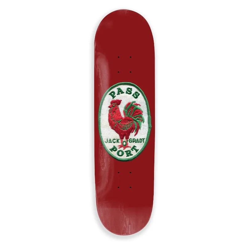 Skateboard Deck For Flat Tricks-Pass-Port Patch Series Jack: 8.25