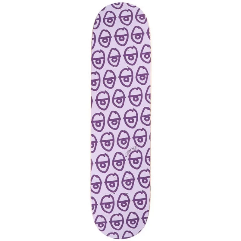 Comfortable Skateboard Deck For Long Rides-Pewpils Deck (Purple) 7.75