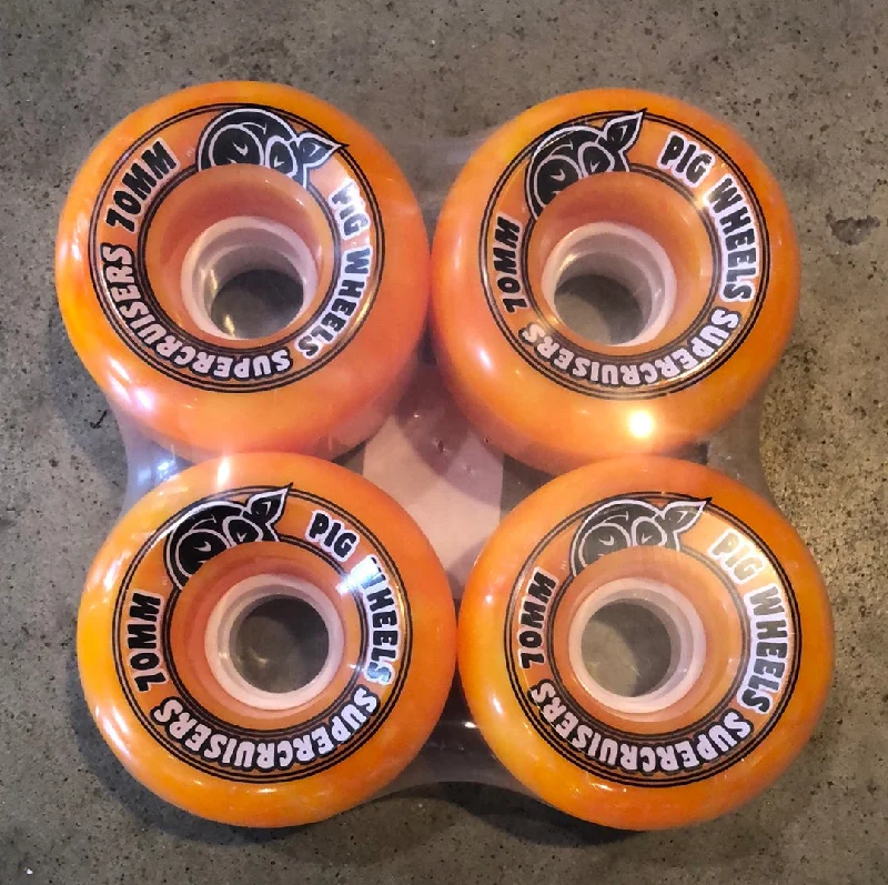 Skateboard Wheels For Long Distance-PIG CRUISER WHEELS -  SUPERCRUISER 70mm 85a