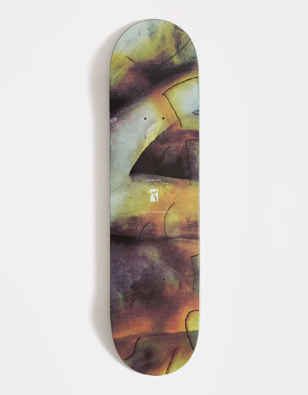 Skateboard Deck With Strong Wood Construction-Poetic Collective Qameuel Pro Skateboard Deck - 8.125"