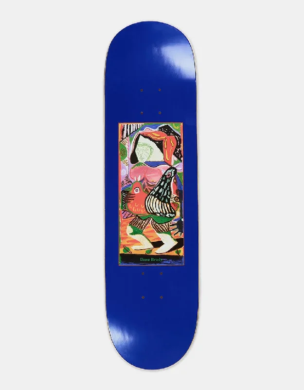 Skateboard Deck With Wide Concave Design-Polar Brady Pigeons Skateboard Deck - Purple